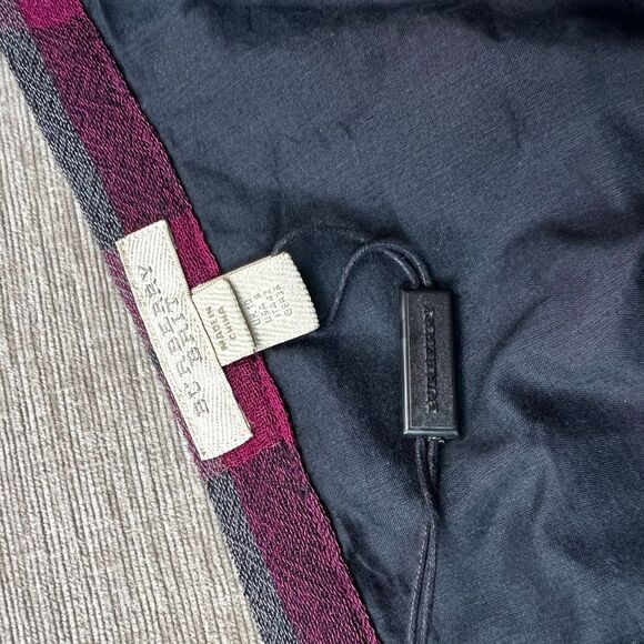 Burberry Brit Plaid Wool Mix Mini Skirt Size 8 - Picture 5 of 5